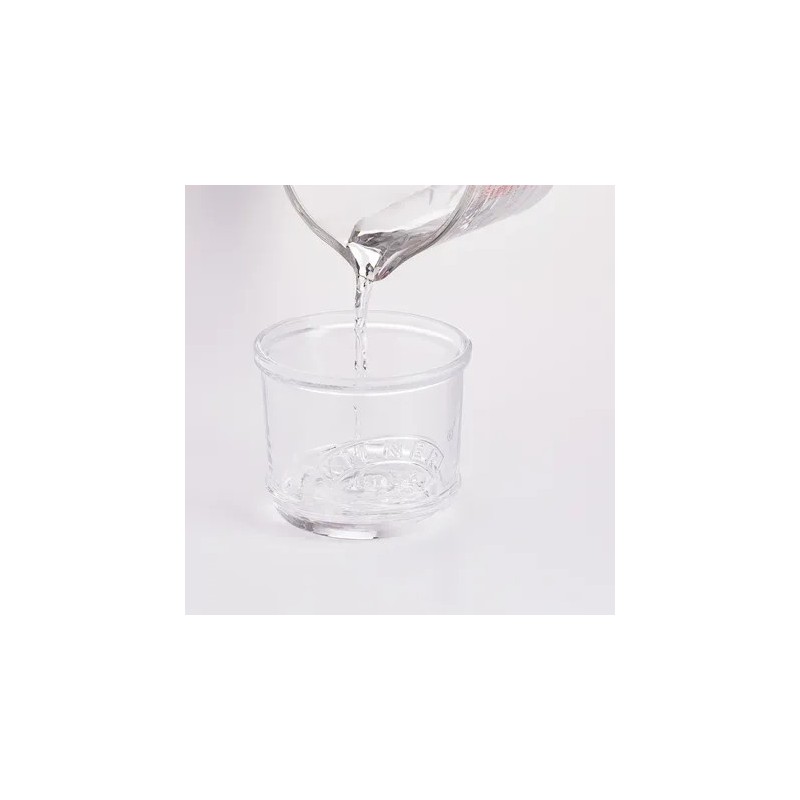 Beurrier Breton à Eau Verre Transparent Rond 10x10x9 cm (180 g de Beurre)  - Kilner