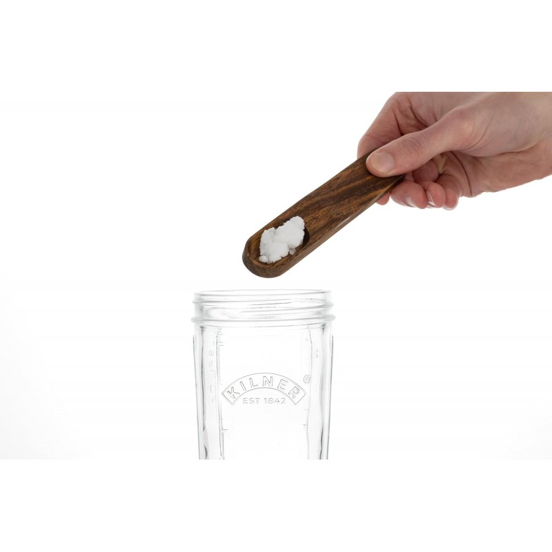 Kit de Préparation Bocal en Verre pour Kéfir 0,5L avec Filtre + Cuillère  - Kilner