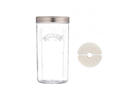 Fermentatiepot 1 L met Keramische Gewichten - Kilner