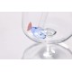 Pailles Réutilisables en Verre Motif Grand Poisson 2 pcs 20 cm + Goupillon  - Point Virgule