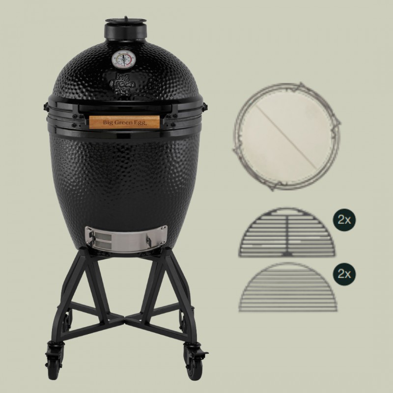 The Onyx Barbecue à Charbon Large 46 cm Master Set Pack 7 pcs  - Big Green Egg