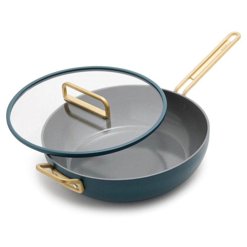 Tucci Collection Saltaspata Pan met Antiaanbaklaag 29 cm Mat Venetiaans Blauw - Greenpan