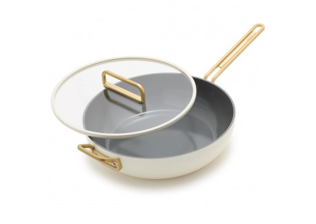 Tucci Collection Saltapasta Pan met Antiaanbaklaag 29 cm Mat Carrara Wit - Greenpan