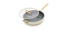 Tucci Collection Saltapasta Pan met Antiaanbaklaag 29 cm Mat Carrara Wit