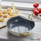Tucci Collection Saltapasta Poêle Antiadhésive 29 cm Blanc Carrare Mat  - Greenpan