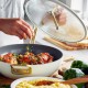 Tucci Collection Saltapasta Pan met Antiaanbaklaag 29 cm Mat Carrara Wit - Greenpan