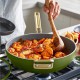 Tucci Collection Saltapasta Pan met Antiaanbaklaag 29 cm Mat Groen Toscane - Greenpan