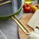 Tucci Collection Saltapasta Pan met Antiaanbaklaag 29 cm Mat Groen Toscane - Greenpan