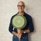 Tucci Collection Saltapasta Pan met Antiaanbaklaag 29 cm Mat Groen Toscane - Greenpan