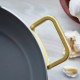 Tucci Collection Saltapasta Pan met Antiaanbaklaag 29 cm  RVS 3 Lagen - Greenpan