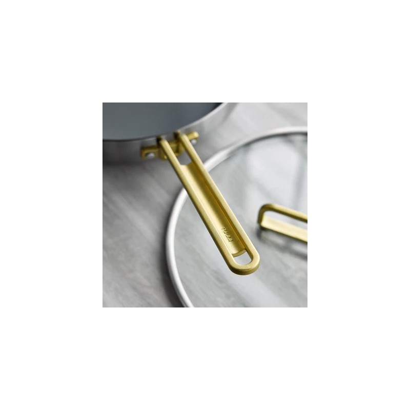 Tucci Collection Saltapasta Pan met Antiaanbaklaag 29 cm  RVS 3 Lagen - Greenpan