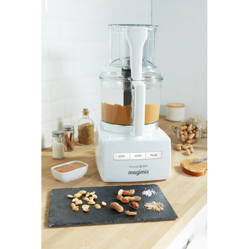 Robot Multifonctions Cuisine Système 5200 XL Blanc Premium Pack - Magimix