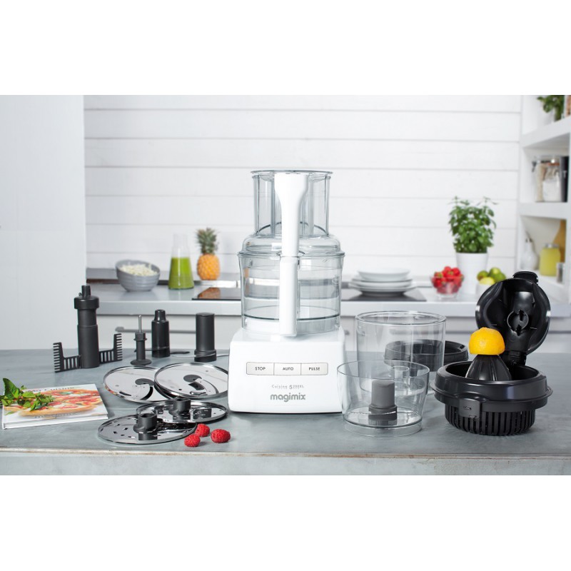 Robot Multifonctions Cuisine Système 5200 XL Blanc Premium Pack - Magimix