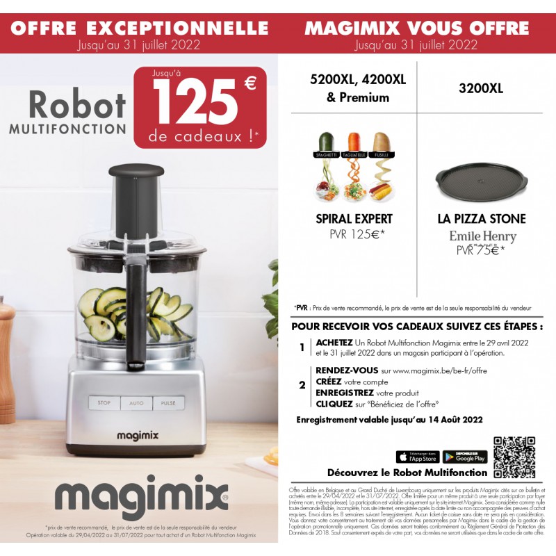 Multifonctionele Robot Cuisine Système 4200 XL Mat Chroom - Magimix
