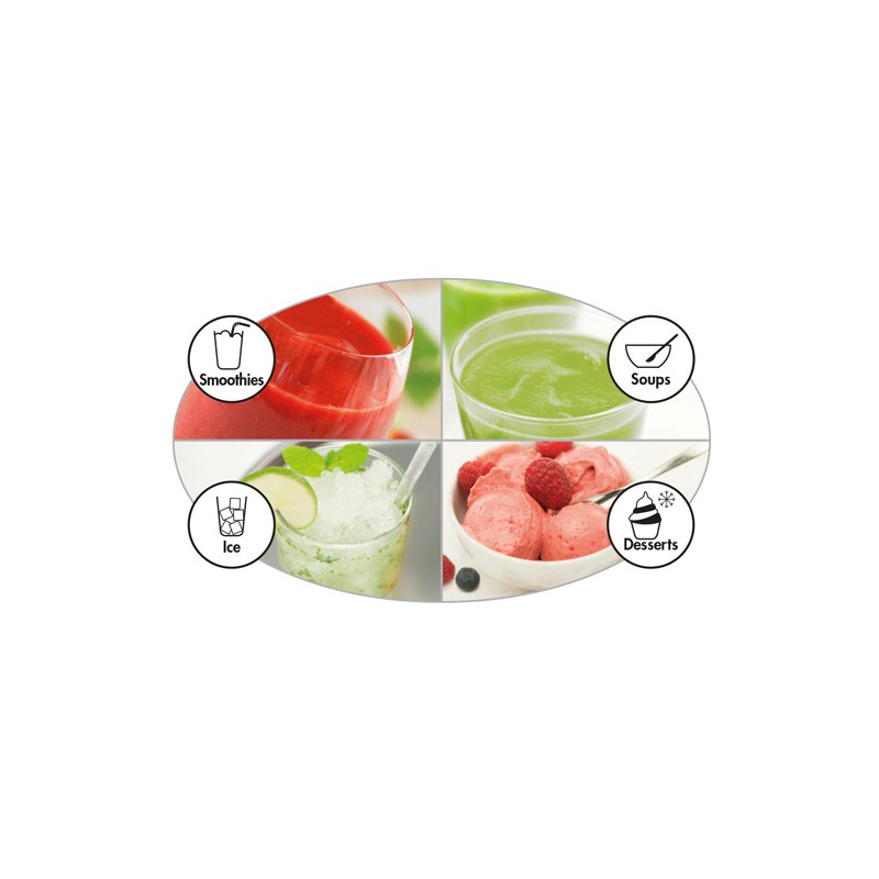 Power Blender 4 Pack LSDC Zwart 11628 - Magimix