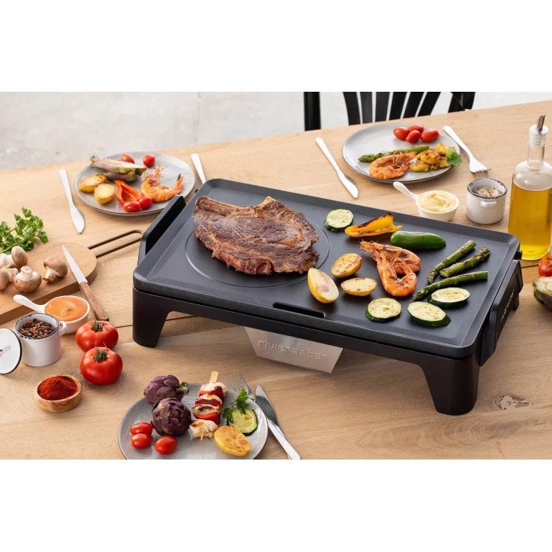 Plancha Électrique Anti-Adhésive 50x30 cm QPL450 - Riviera - Bar