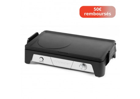 Elektrische Plancha met antiaanbaklaag 50x30 cm QPL450 - Riviera - Bar