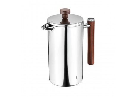 Gustavo Cafetière à Piston Inox Isotherme French Press 8 Tasses (1 L)  - Gefu