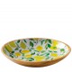Plat de Service Coupe Bois de Manguier et Résine Citrons Jaunes 35x6 cm -N - Zassenhaus