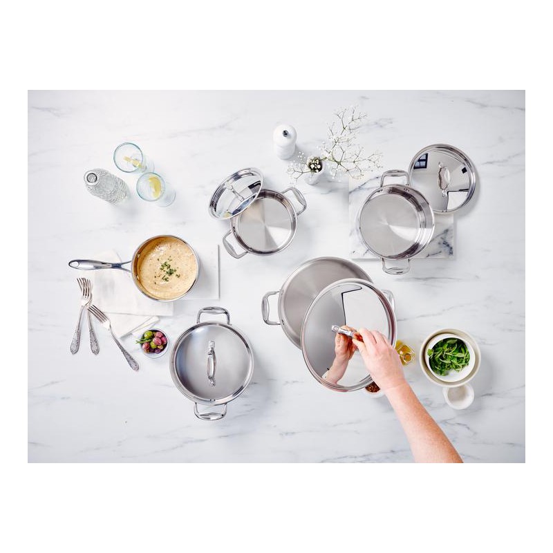 Chef Traiteur Marmite met RVS deksel 24 cm 10 L - Beka Cookware