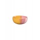 Joy Bol Passion Smoothie en Porcelaine Email Brillant Jaune et Rose 11 cm  - ASA Selection