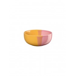 Joy Bol Passion Smoothie en Porcelaine Email Brillant Jaune et Rose 11 cm  - ASA Selection