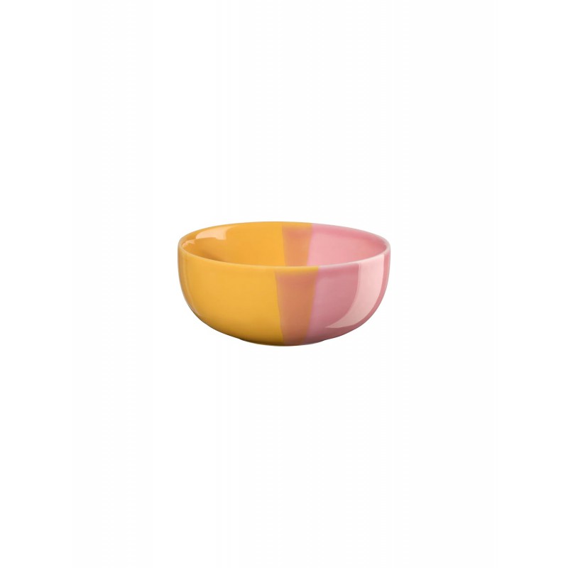 Joy Passion Smoothie Porseleinen Kom Glanzend Geel en Roze Glazuur 11cm - ASA Selection