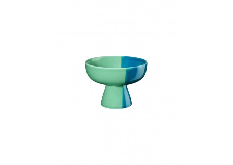 Joy Coupe à Glace Blueberry Smoothie Porcelaine Email Brillant Bleu Vert 11cm - ASA Selection