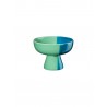 Joy Coupe à Glace Blueberry Smoothie Porcelaine Email Brillant Bleu Vert 11cm
