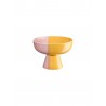 Joy Ijskom Passion Smoothie Porseleinen Glanzend Geel en Roze Glazuur 11cm