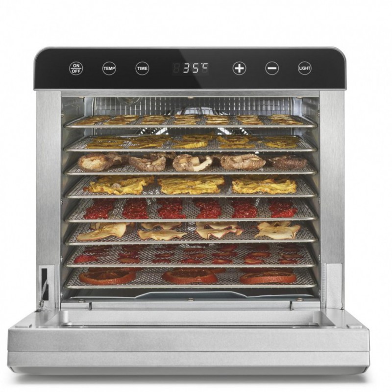 Smart Food Déshydrateur Alimentaire 8 Plateaux Inox avec Minuterie EP5800 - Espressions