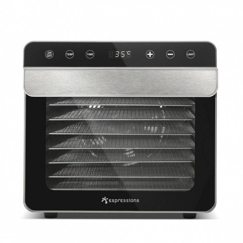 Smart Food Déshydrateur Alimentaire 8 Plateaux Inox avec Minuterie EP5800 - Espressions
