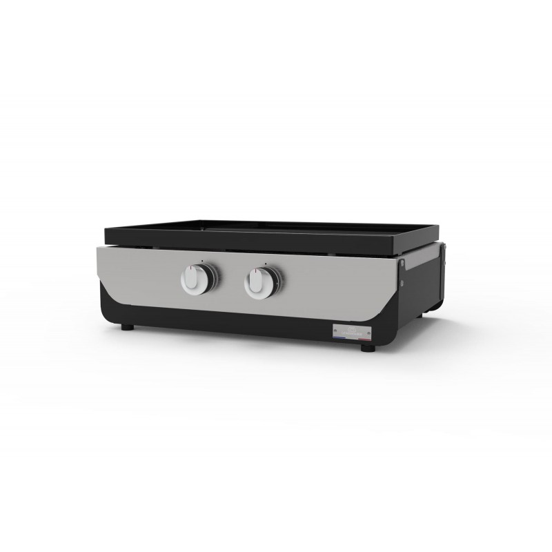 Elektrische Bakplaat Original 260 Duo Zwart 60x40 cm + Trolley - Le Marquier