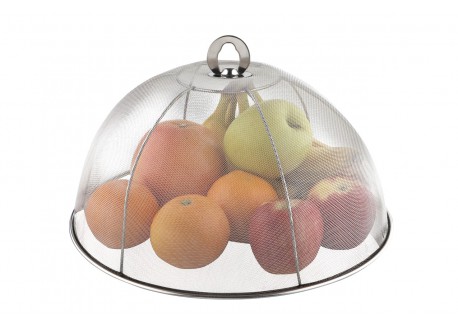 Cloche Alimentaire Anti Insectes Maillage Inox Ø 34 X 14  cm  - Weis