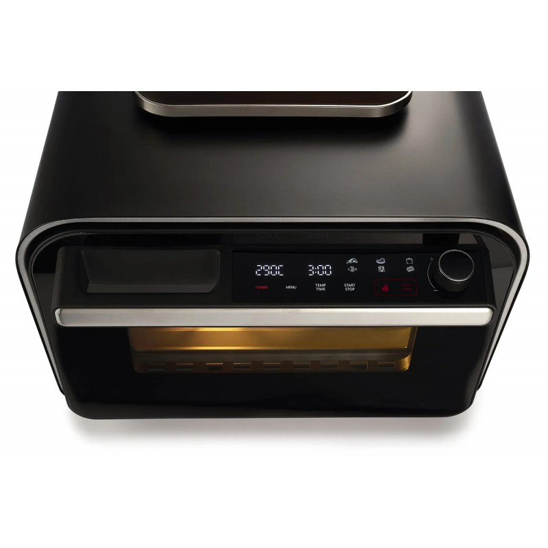 Four à Pizza Électrique Intérieur et Extérieur 400°C Noir Mat 45x50cm QFP550  - Riviera - Bar