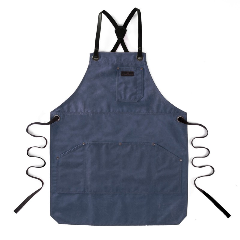 Keukenschort N°438 Gerecycled Polyester Marineblauw - Alaskan Maker