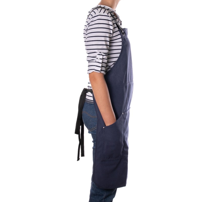 Keukenschort N°438 Gerecycled Polyester Marineblauw - Alaskan Maker