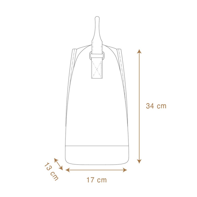 Wanderer Sac Isotherme pour 2 Bouteilles Vin ou Champagne Toile Enduite Kaki  - Alaskan Maker