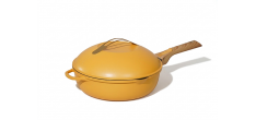 Fabuleuse Koekenpan met Antiaanbaklaag 24 cm Mango geel 3,4L Limited Edition