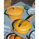 Incroyable Antikleef Braadpan 24 cm Mango geel 4,5 l Limited Edition - Cookut