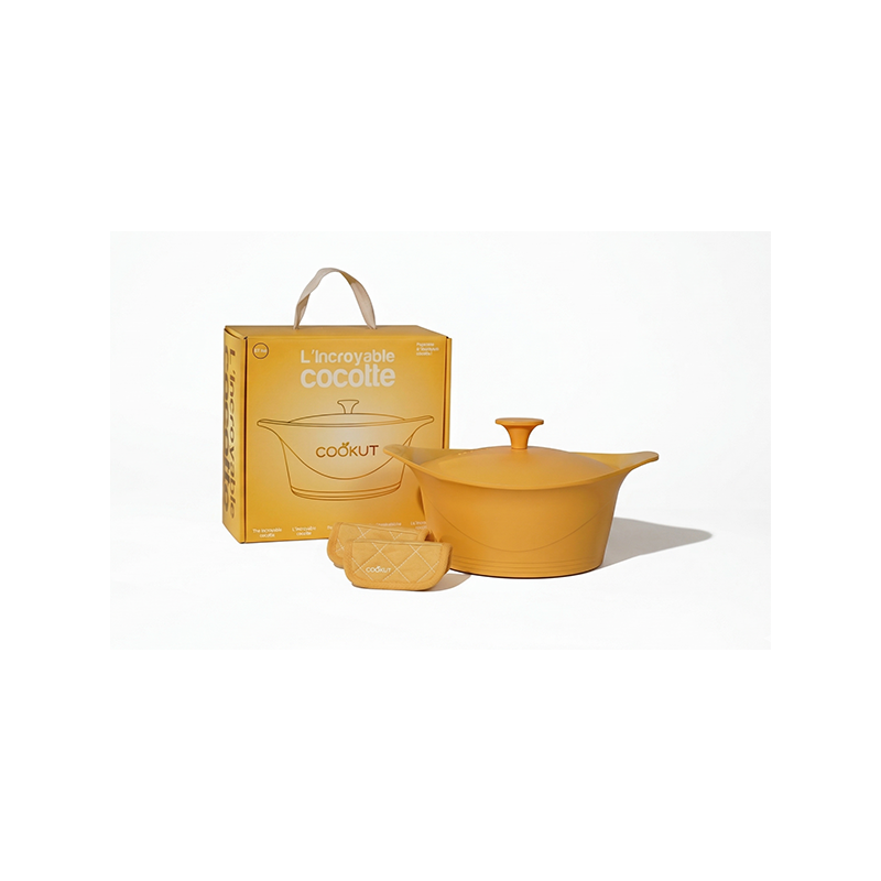 Incroyable Antikleef Braadpan 28 cm Mango geel 7 l Limited Edition - Cookut
