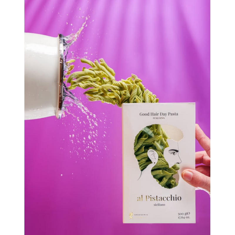Pâtes al Pistacchio Siciliano 500 g Good Hair Day Pasta  - Greenomic
