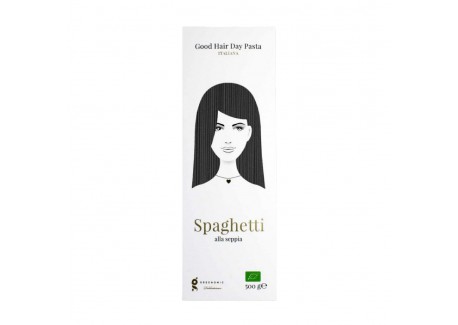 Bio Pasta Spaghetti alla Seppia 500 g Good Hair Day Pasta - Greenomic