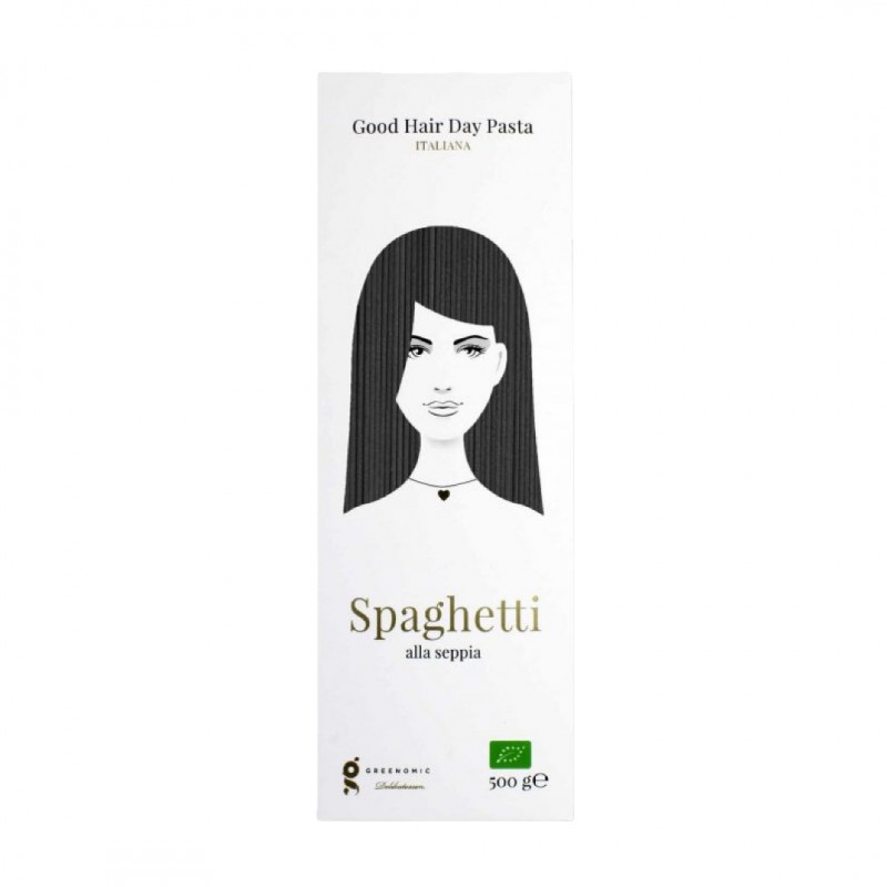 Bio Pasta Spaghetti alla Seppia 500 g Good Hair Day Pasta - Greenomic