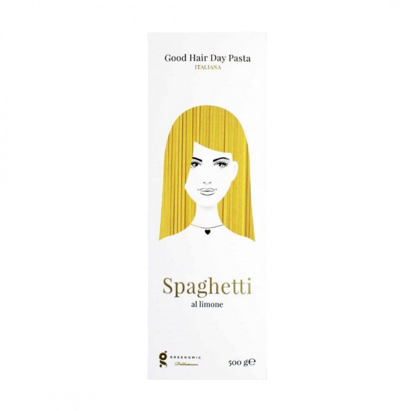Pâtes Spaghetti al Limone 500 g Good Hair Day Pasta  - Greenomic