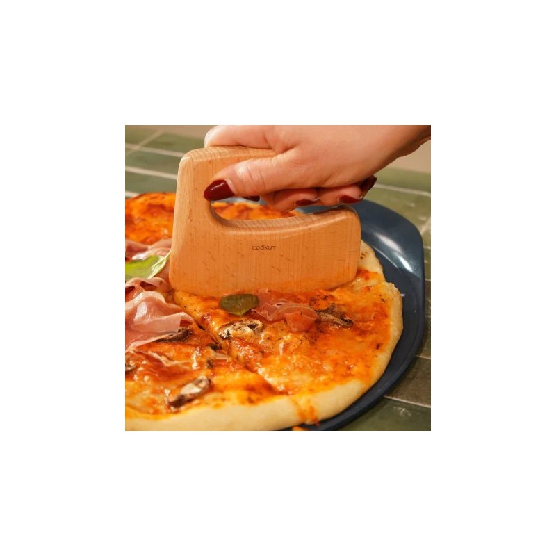 Formidable Plaque à Pizza Ronde Antiadhésive pour Four Bleu Myrtille 33 cm - Cookut