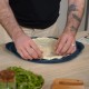 Formidable Plaque à Pizza Ronde Antiadhésive pour Four Bleu Myrtille 33 cm - Cookut