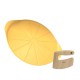 Formidable Ronde Antiaanbak Pizzaplaat voor Oven Mango geel 33 cm - Cookut