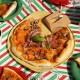 Formidable Ronde Antiaanbak Pizzaplaat voor Oven Mango geel 33 cm - Cookut