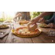 Formidable Ronde Antiaanbak Pizzaplaat voor Oven Mango geel 33 cm - Cookut